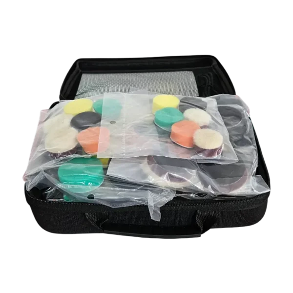 G-Polish Aku ekscentrična & rotaciona mini detailing polirka - set 56 dijelova - Image 5