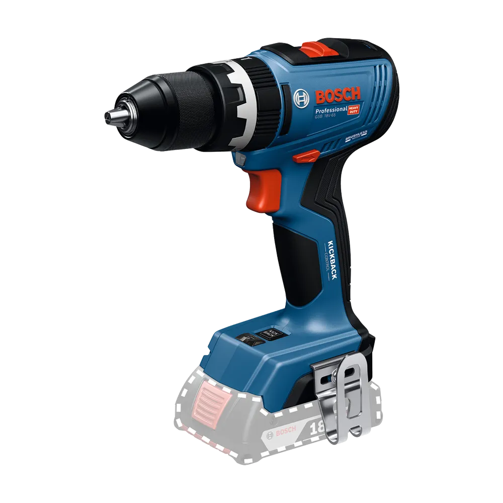 BOSCH Aku udarna bušilica - odvijač GSB 18V-65 Professional (Solo)