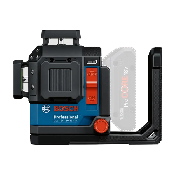 BOSCH Aku Laserski nivelir GLL 18V-120-33 CG Professional (Solo) - Image 3