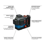 BOSCH Aku Laserski nivelir GLL 18V-120-33 CG Professional (Solo) - Image 7