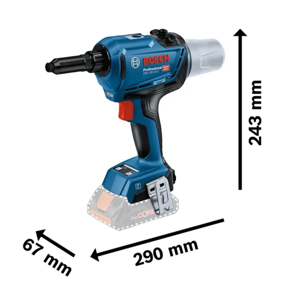 BOSCH Aku pištolj za zakovice - pop nitne GRG 18V-16 C Professional - Image 7