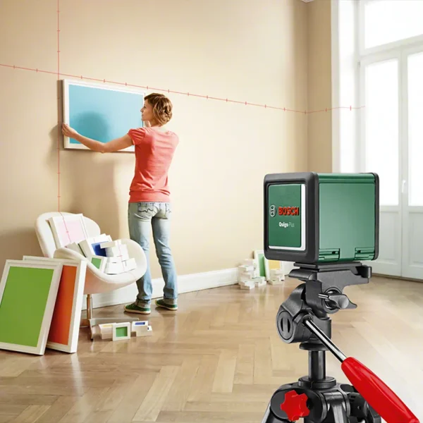 BOSCH Laserski nivelir križni Quigo Plus + stativ i ploča za ciljanje | Home & Garden - Image 5