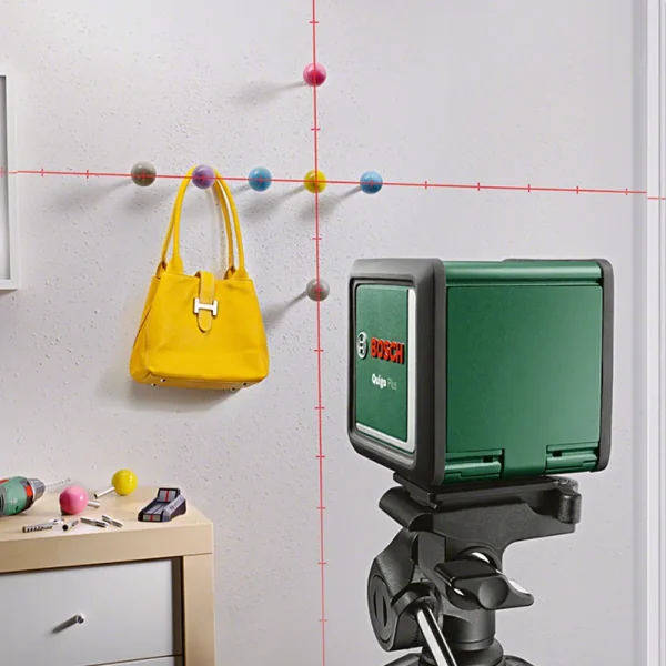 BOSCH Laserski nivelir križni Quigo Plus + stativ i ploča za ciljanje | Home & Garden - Image 6