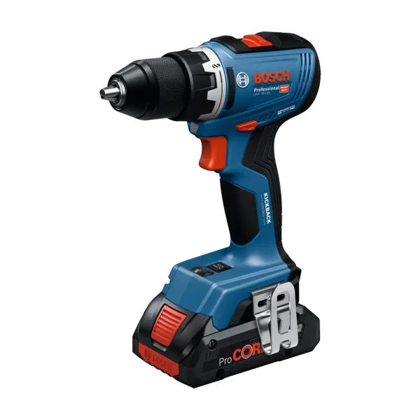 BOSCH Set aku alata: čekić bušilica GBH 18V-22 + odvijač GSR 18V-65 + brusilica GWS 18-8 + 2x baterija GBA 18V 4.0 Ah + punjač GAL 18V-40 Professional - Image 3