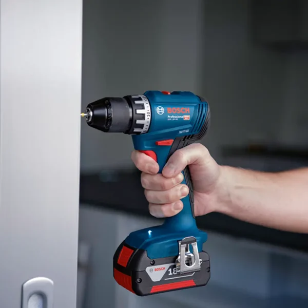 BOSCH Set aku alata: čekić bušilica GBH 18V-22 + odvijač GSR 18V-45 + brusilica GWS 18-8 + 3x baterija GBA 18V 4.0 Ah + punjač GAL 18V-40 Professional - Image 8