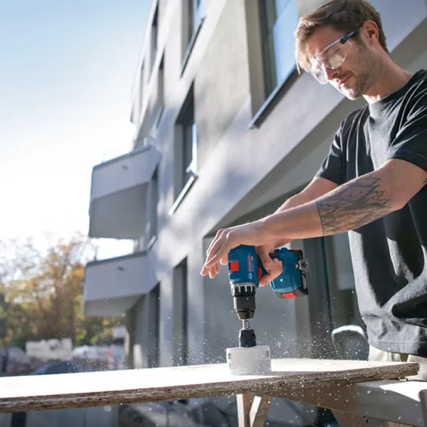 BOSCH Set aku alata: čekić bušilica GBH 18V-22 + odvijač GSR 18V-45 + brusilica GWS 18-8 + 3x baterija GBA 18V 4.0 Ah + punjač GAL 18V-40 Professional - Image 9