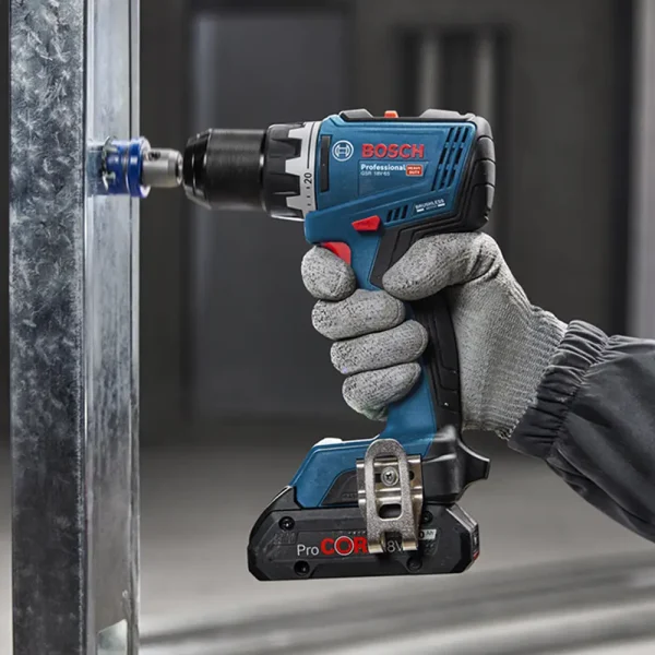 BOSCH Set aku alata: čekić bušilica GBH 18V-22 + odvijač GSR 18V-65 + brusilica GWS 18-8 + 2x baterija GBA 18V 4.0 Ah + punjač GAL 18V-40 Professional - Image 9