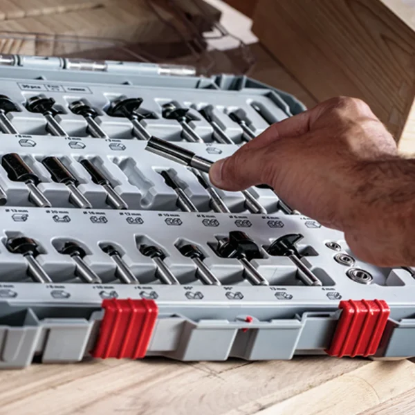 BOSCH Set mješovitih glodala za glodalicu 8 mm (30 kom) - Trim&Edging - PRO - Image 5