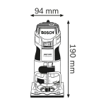 BOSCH Glodalica za rubove GKF 600 Professional - Image 4