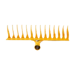 DINGQI Grablje 38.5 cm (45003) - Image 3