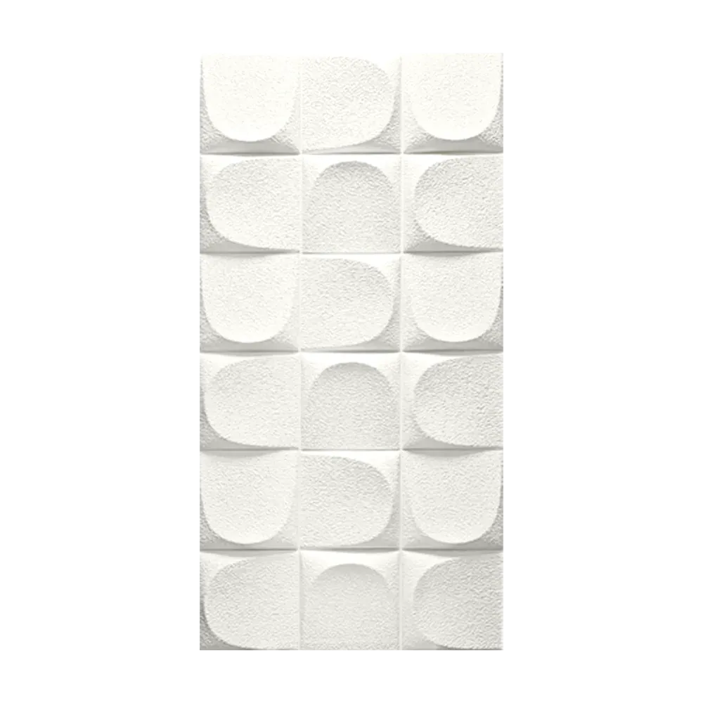 PU Dekorativni zidni panel - kamen 3D - Round Brick Stone - 60 x 120 cm (PU042 - PU045) - Image 4