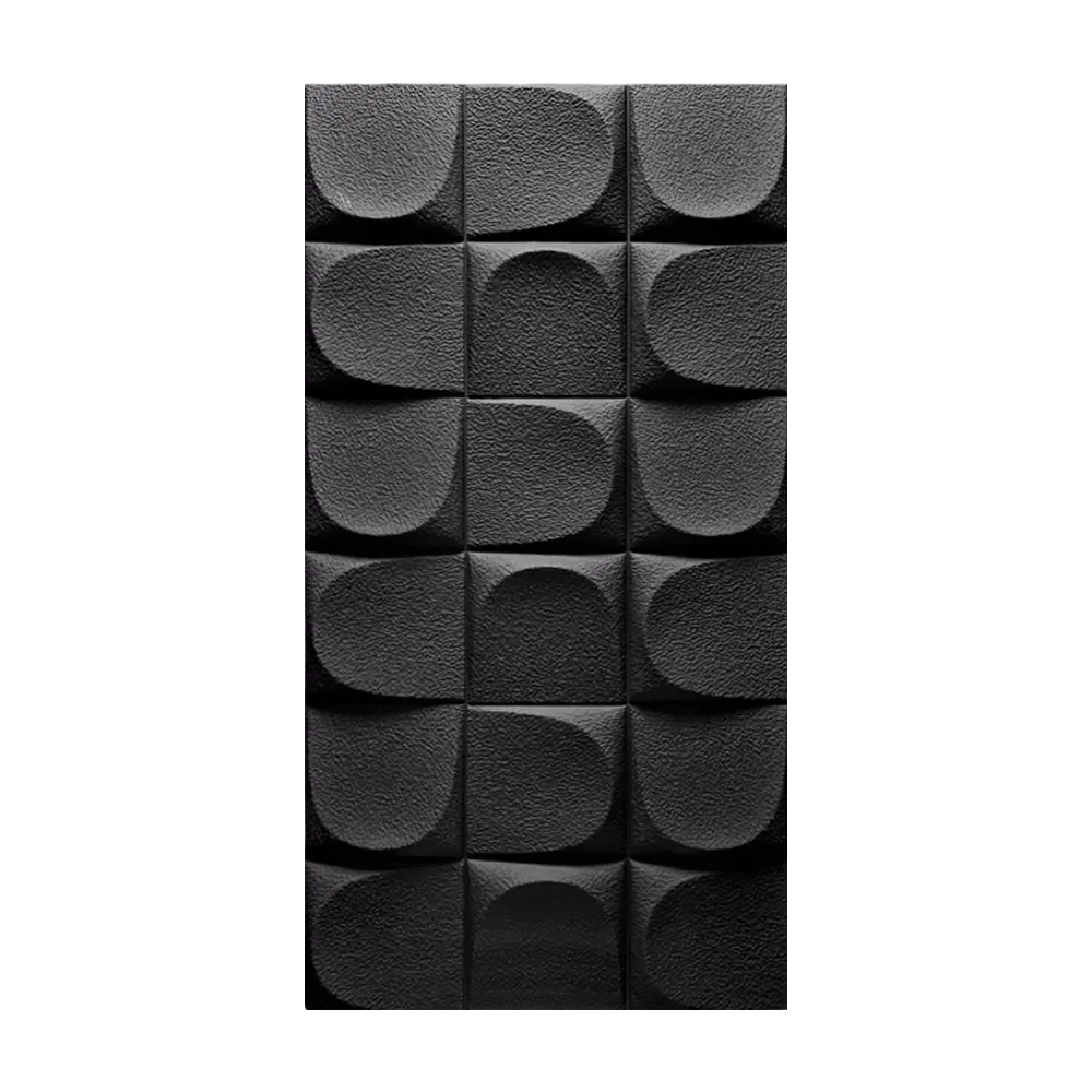 PU Dekorativni zidni panel - kamen 3D - Round Brick Stone - 60 x 120 cm (PU042 - PU045) - Image 8