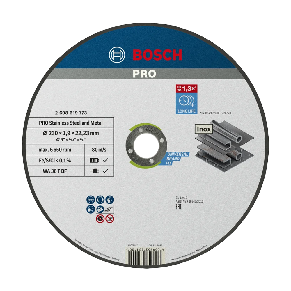 BOSCH Rezna ploča za metal S&S and Metal - 230 x 1.9 x 22.23 mm - PRO