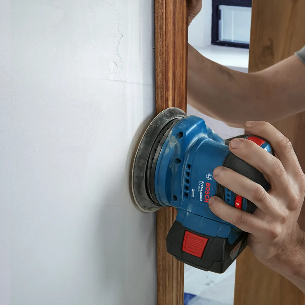 BOSCH Aku ekscentrična brusilica - šlajfarica GEX 185-Li Professional - 125 mm (Solo) - Image 8