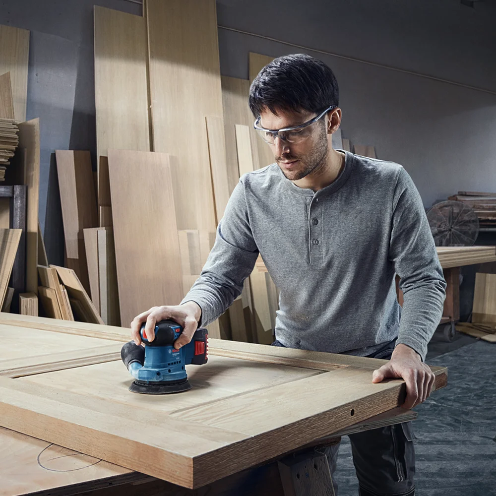 BOSCH Aku ekscentrična brusilica - šlajfarica GEX 185-Li Professional - 125 mm (Solo) - Image 10