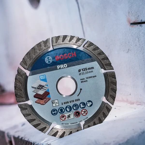 BOSCH Dijamantna rezna ploča za razne materijale - Multi Material - 125 x 2.0 x 22.23 mm - PRO - Image 3