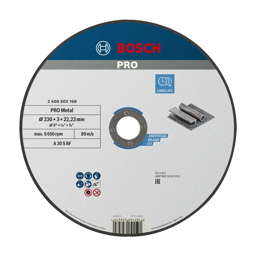 BOSCH Rezna ploča PRO Metal - 230 x 3.0 x 22.23 mm