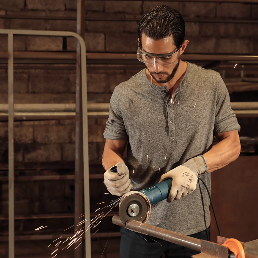 BOSCH Set ugaona - kutna brusilica GWS 9-115 + 400 reznih ploča S&S and Metal - 115 mm / Professional - Image 6