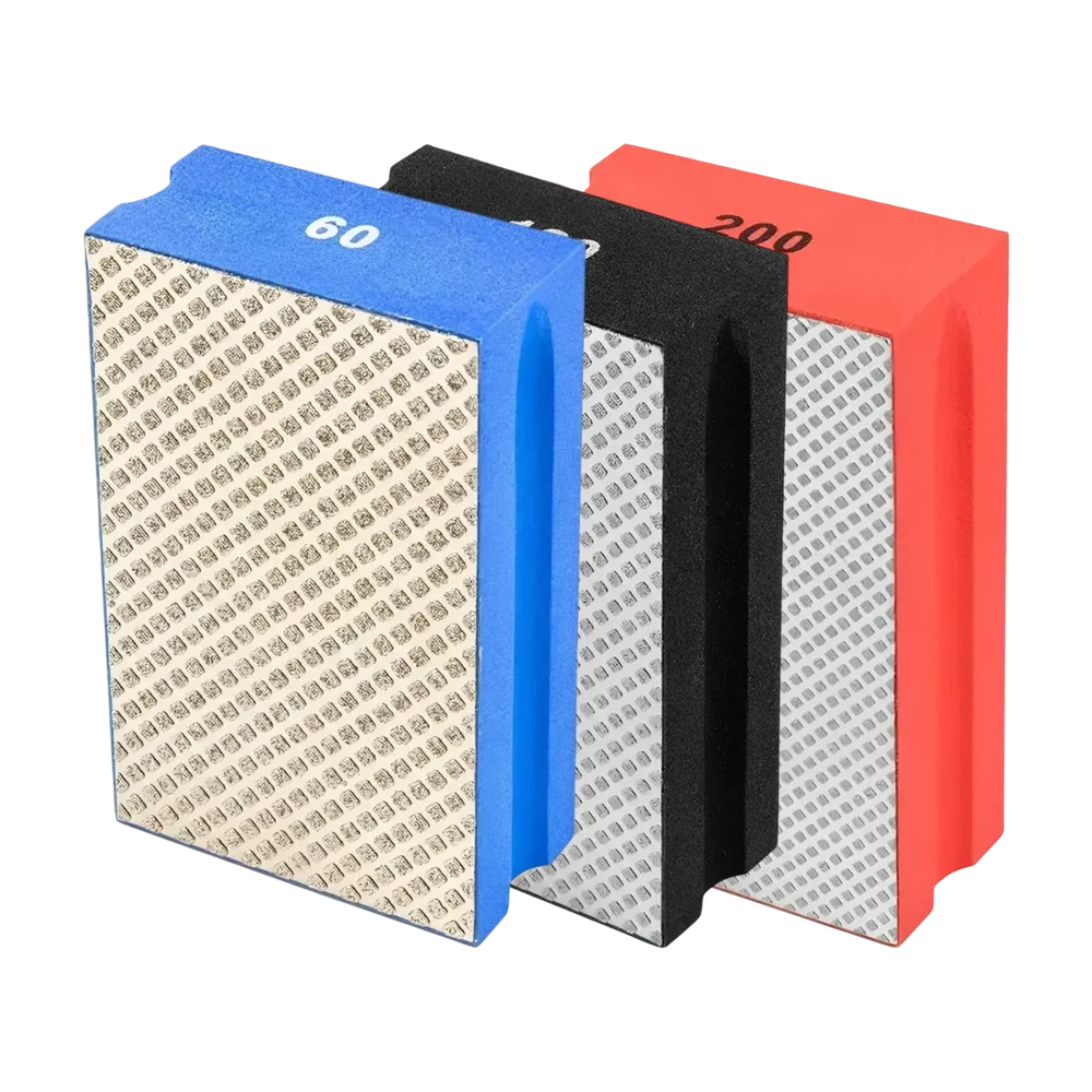 BIHUI Dijamantni ručni blok - spužva za pločice i kamen (DHP060-DHP200) - P60 - P200