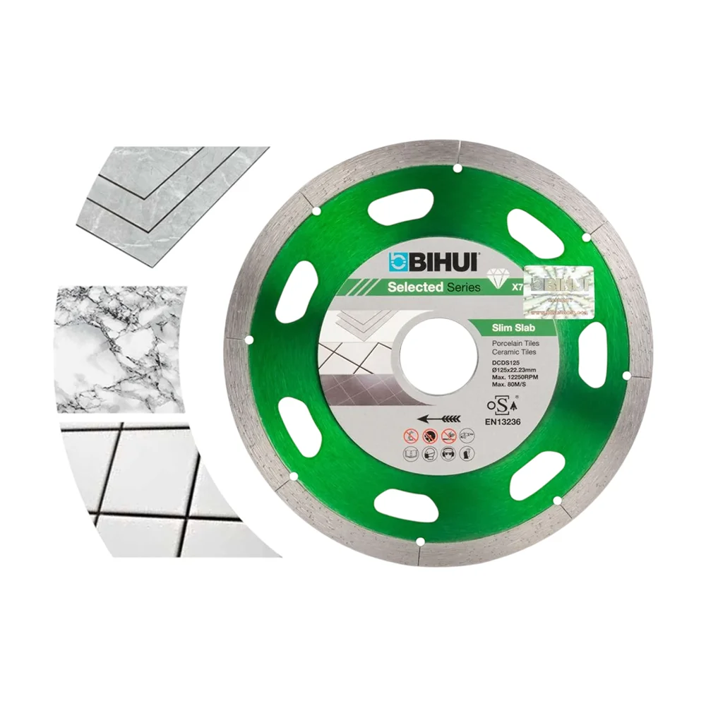 BIHUI Dijamantna tanka rezna ploča B-Slim (DCDS115-125) - 115/125 x 1.1 x 22.23 mm