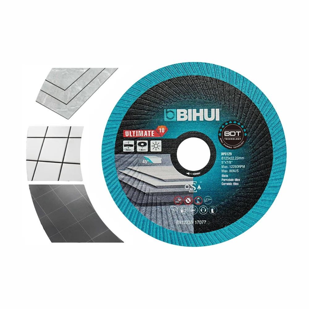 BIHUI Dijamantna rezna i brusna ploča Ultimate Edge (DPD125) - 125 x 1.6 x 22.23 mm