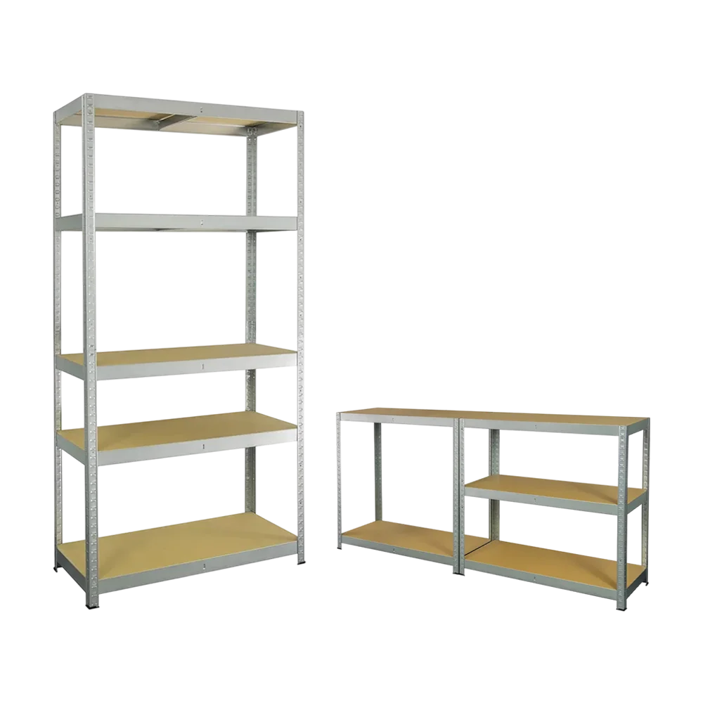 METALKAS Metalna polica - stalaža s HDF policama P2P-175 - 5 polica 875 kg / 180 x 90 x 40 cm