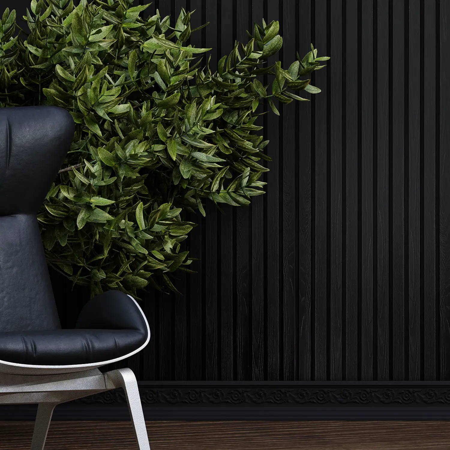 Dekorativni zidni panel - letvice - PS-SX0604 - 12x1.2x280 cm