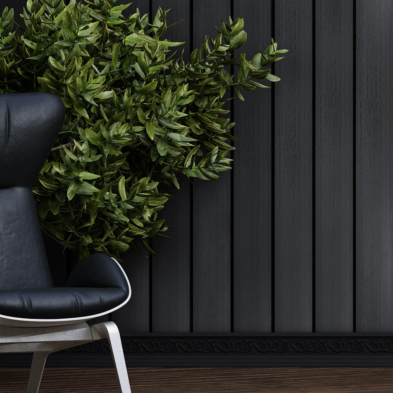 Dekorativni zidni panel - letvice - PS-SX0906 - 12x1.2x280 cm