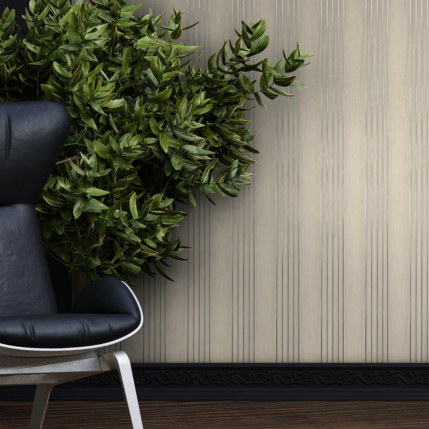 Dekorativni zidni panel - letvice - PS-SX1102 - 12x1.05x280 cm