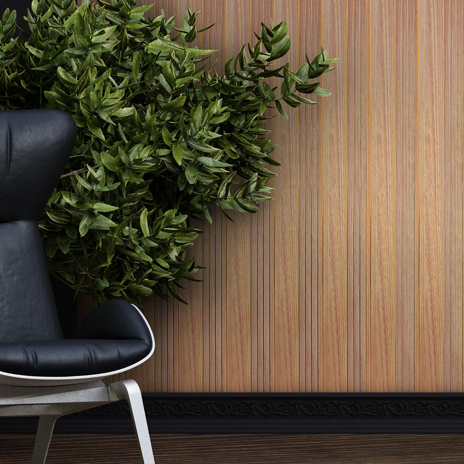 Dekorativni zidni panel - letvice - PS-SX1103 - 12x1.05x280 cm