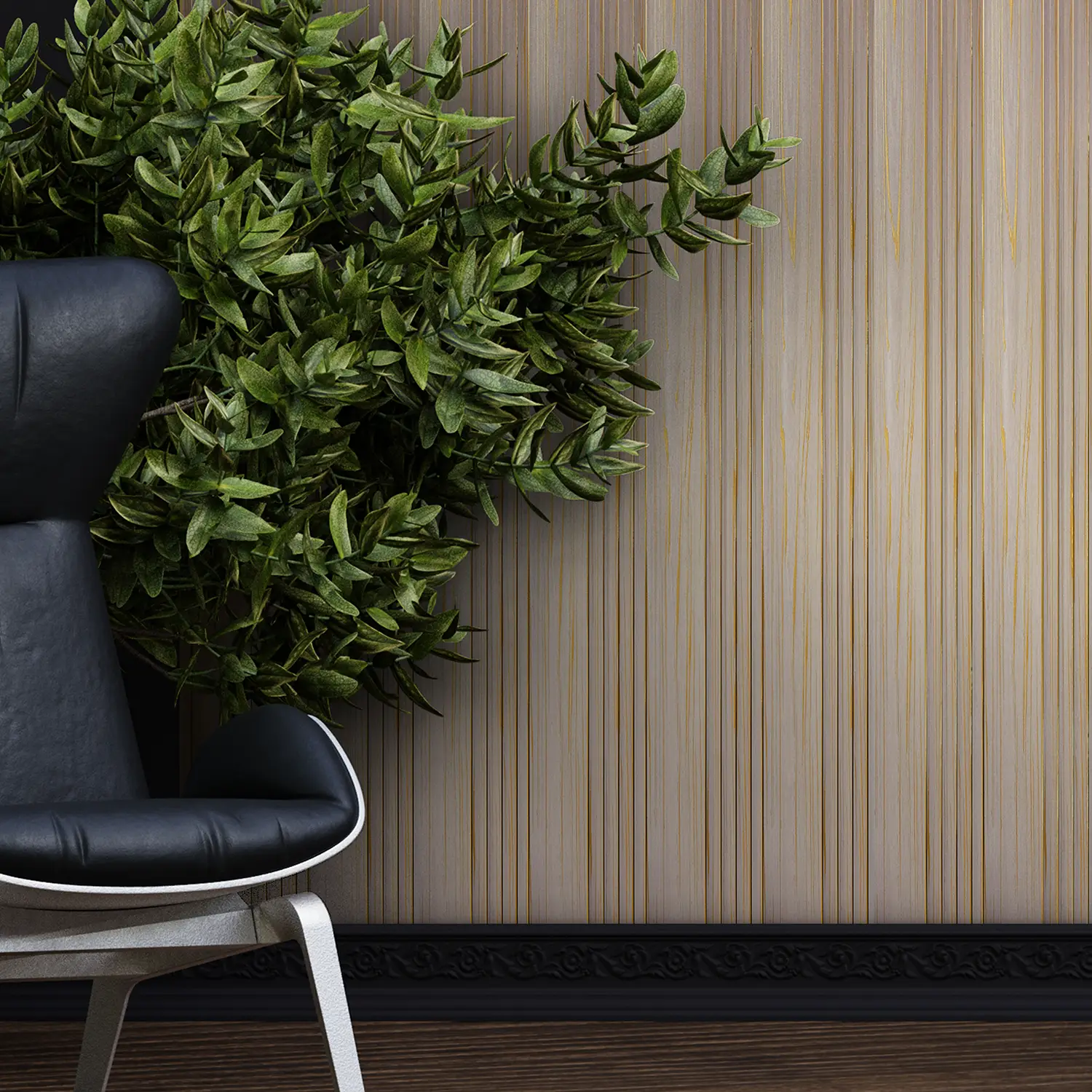 Dekorativni zidni panel - letvice - PS-SX1107 - 12x1.05x280 cm