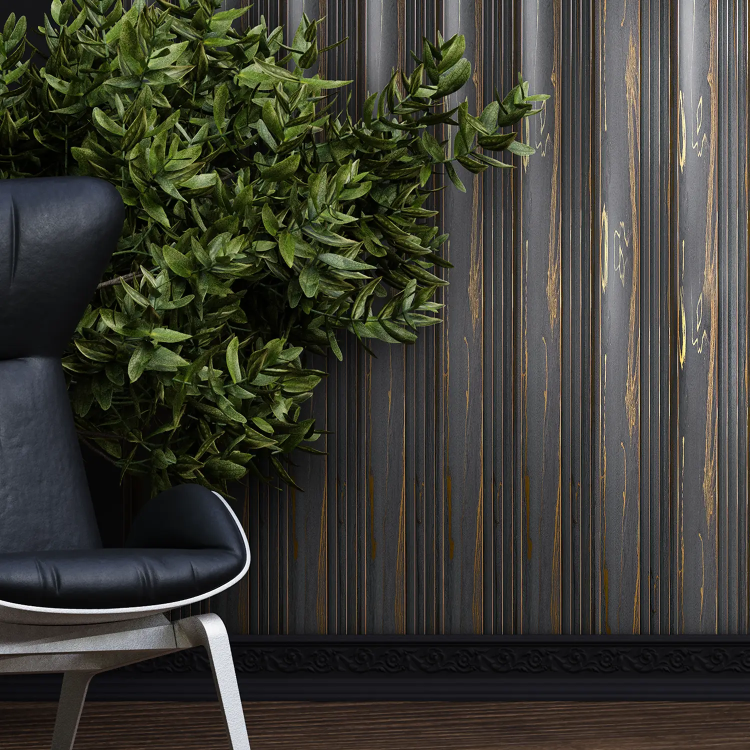 Dekorativni zidni panel - letvice - PS-SX1108 - 12x1.05x280 cm