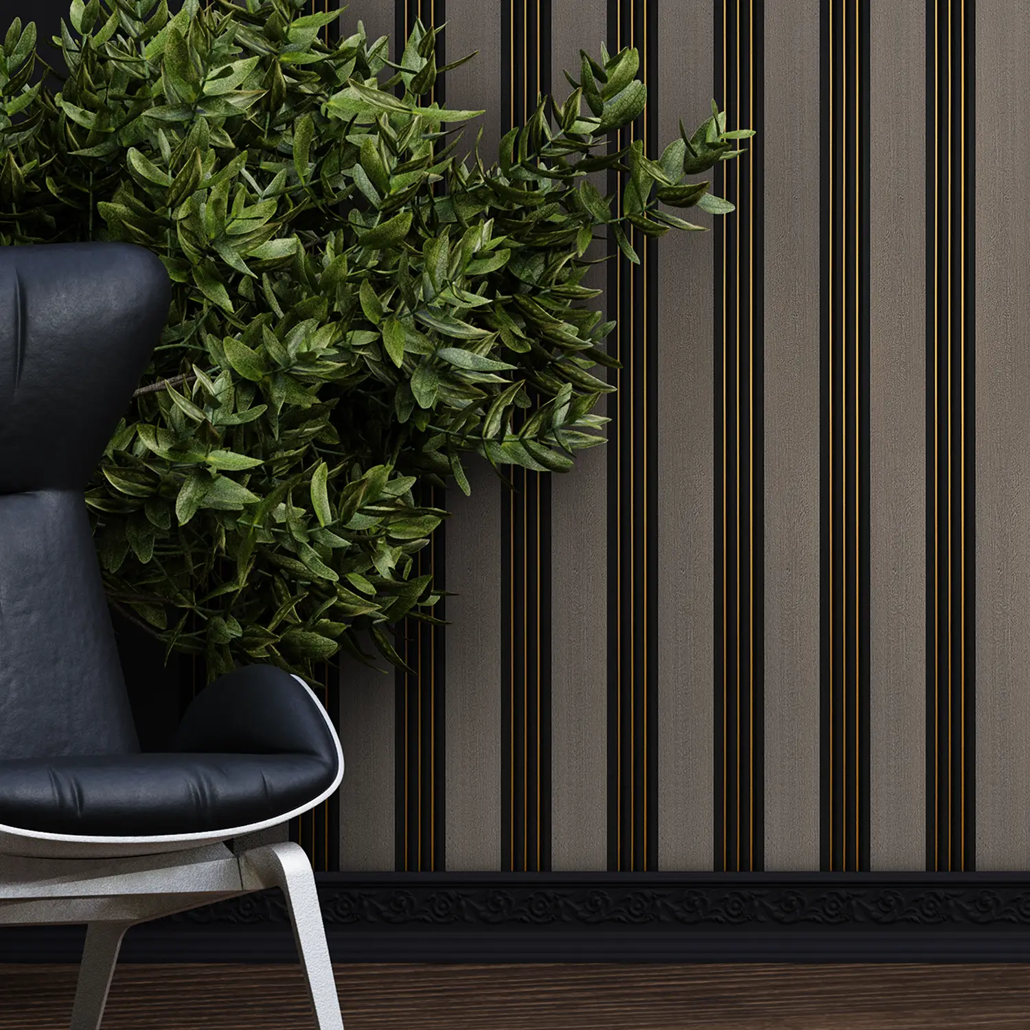 Dekorativni zidni panel - letvice - PS-SX2106 - 12.2x1.2x280 cm