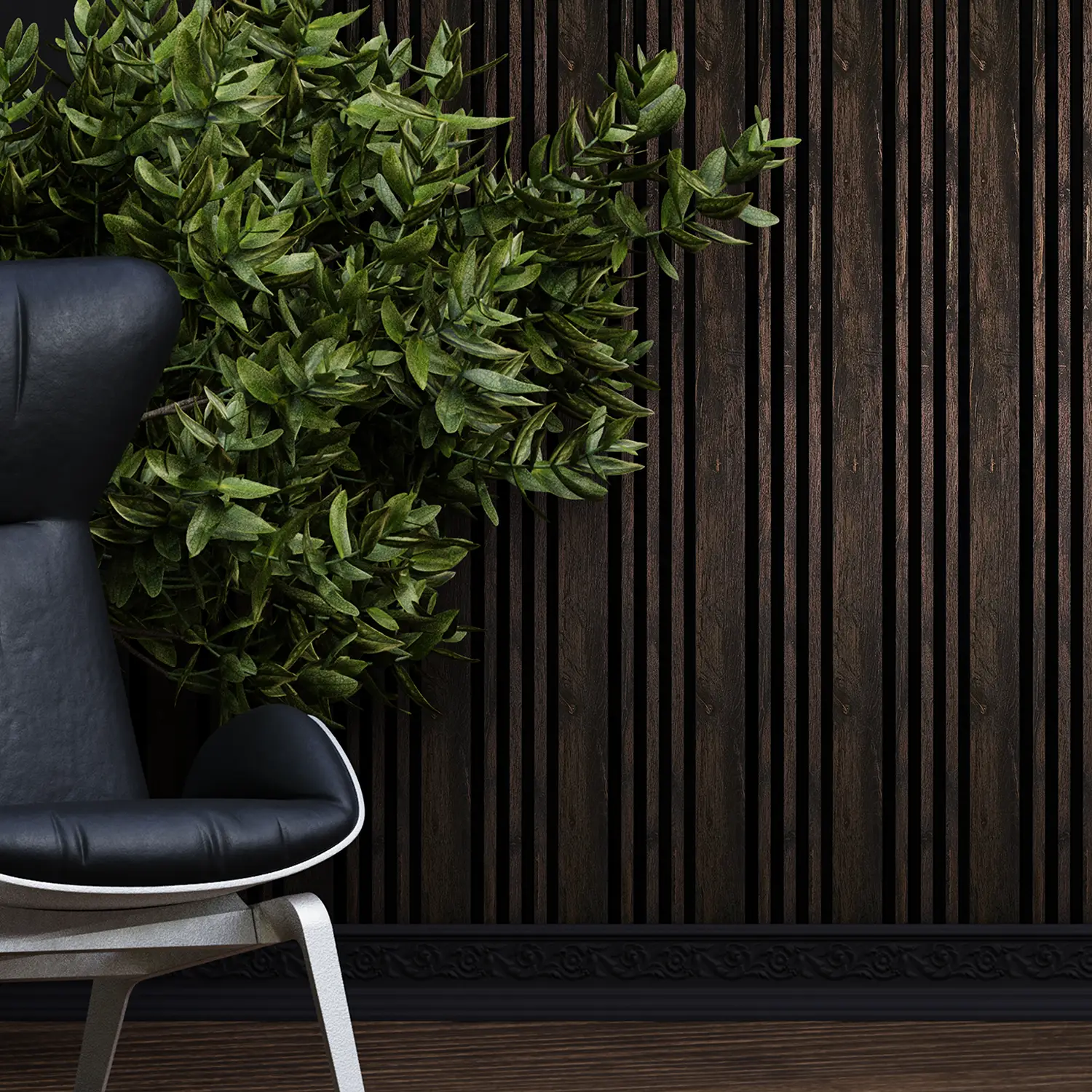 Dekorativni zidni panel - letvice - PS-SX3202 - 15x1.2x280 cm