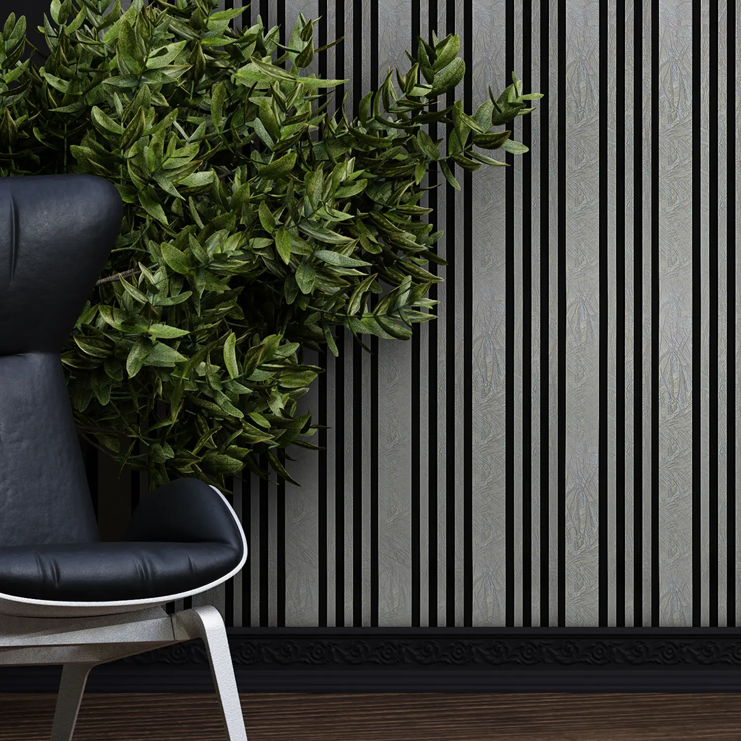 Dekorativni zidni panel - letvice - PS-SX3208 - 15x1.2x280 cm