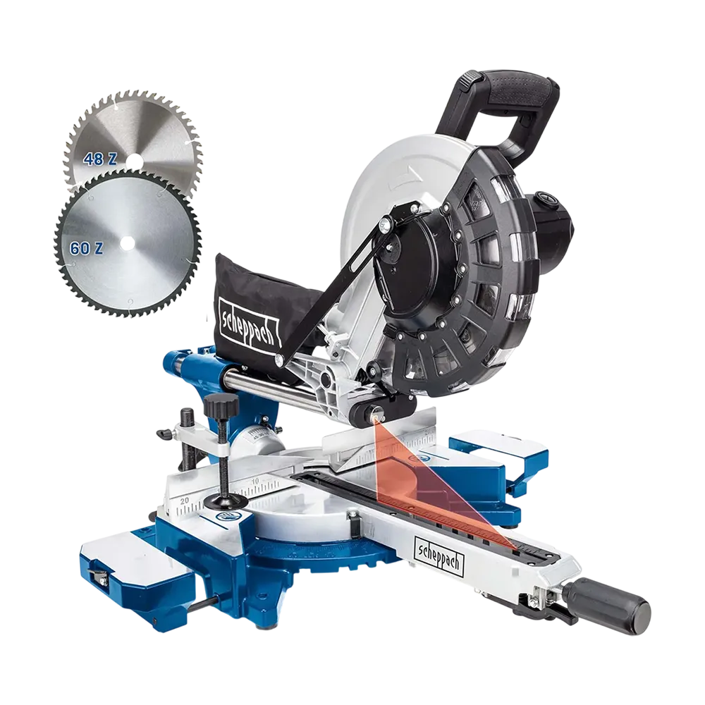 SCHEPPACH Potezno nagibna preklopna pila HM254 - 255 mm / 2000 W