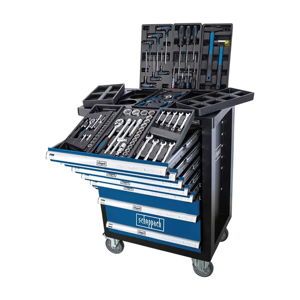 SCHEPPACH SET Kolica za alat sa 70 komada pribora TW1100