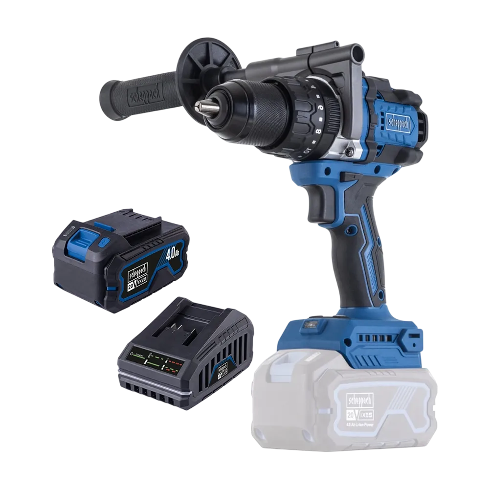 SCHEPPACH Aku udarna bušilica - odvijač + punjač i baterija IXES Brushless BC-CD150-X (Set)