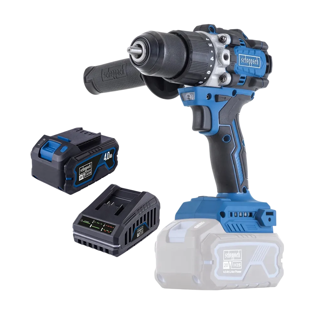 SCHEPPACH Aku udarna bušilica - odvijač + punjač i baterija IXES Brushless BC-CD70SC-X (Set)