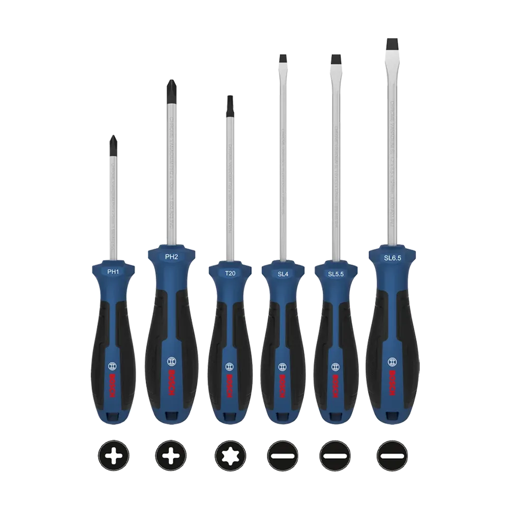 BOSCH 6-dijelni set PH/TX/SL odvijača - šarafcigera - Professional