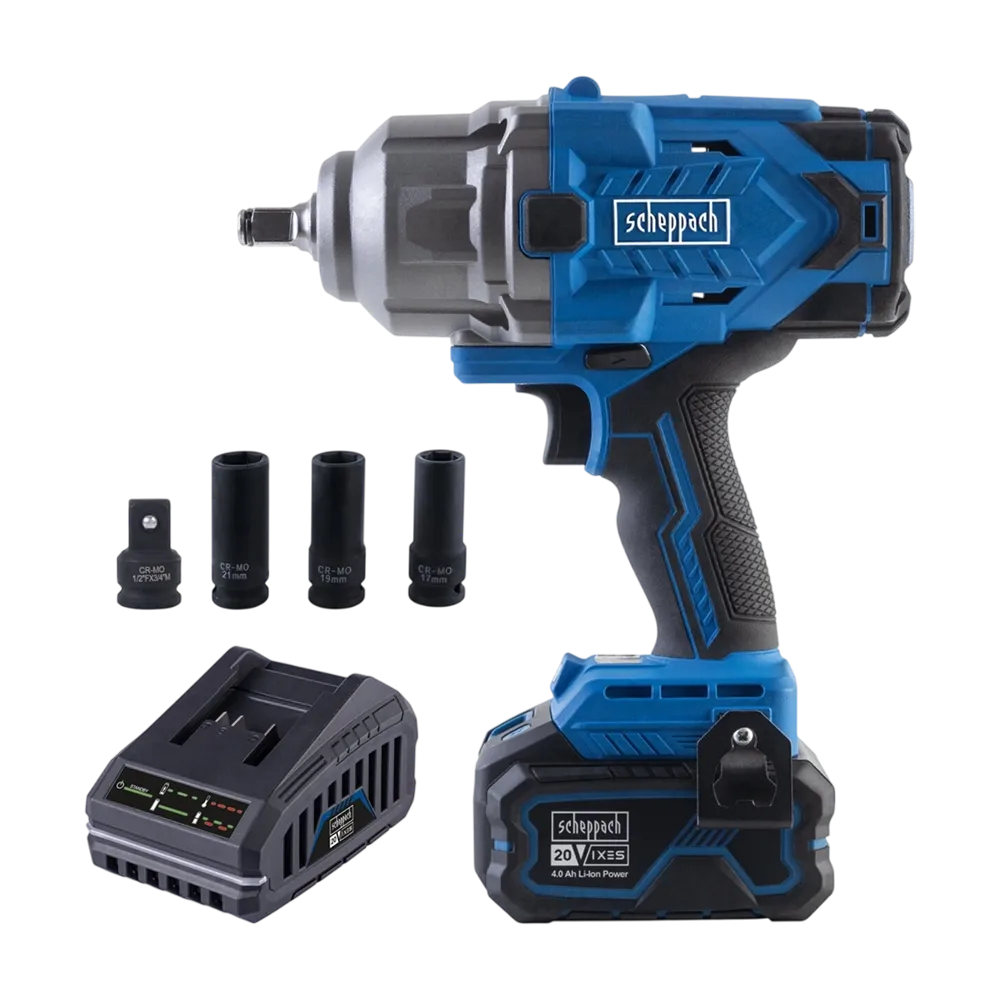 SCHEPPACH Aku udarni odvijač - zavrtač BC-IW1350-XL + punjač i baterija 4.0 Ah IXES Brushless (Set)